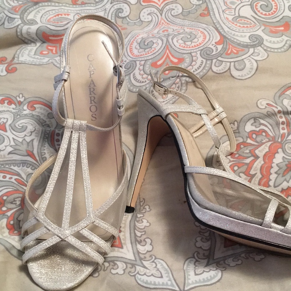 Silver Formal Heels